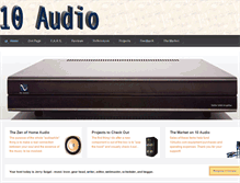 Tablet Screenshot of 10audio.com